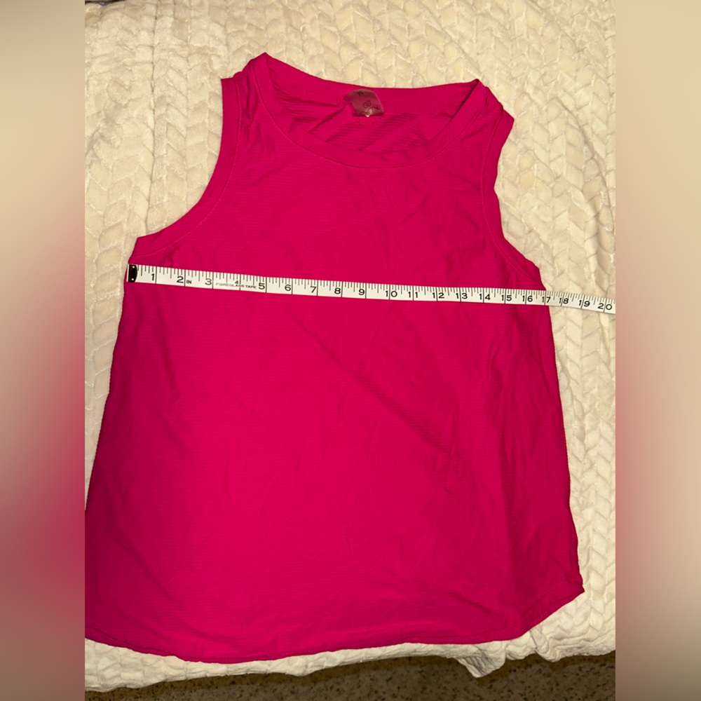 Calia by Carrie Underwood Hot Pink Sleeveless Top Size Medium - Picture 4 of 5